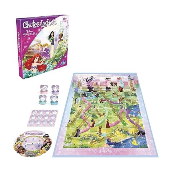 Chutes and Ladders juego de mesa Disney Princess Edition_3