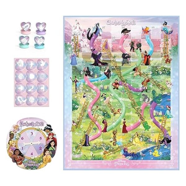 Chutes and Ladders juego de mesa Disney Princess Edition_2