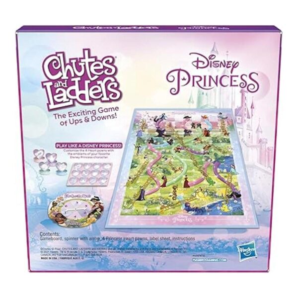Chutes and Ladders juego de mesa Disney Princess Edition_4