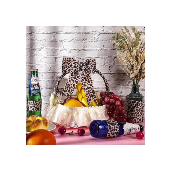Cinta de grogrén con estampado de leopardo 1.5 pulgadas