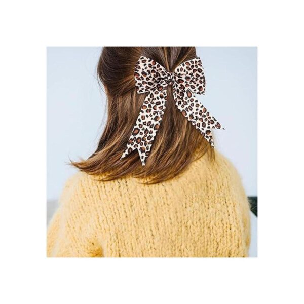 Cinta de grogrén con estampado de leopardo 1.5 pulgadas