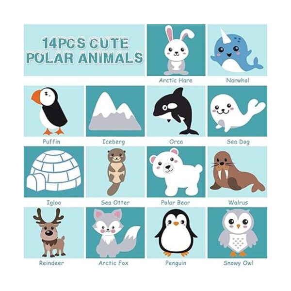 CiyvoLyeen Kit de costura de animales polares para niños_4