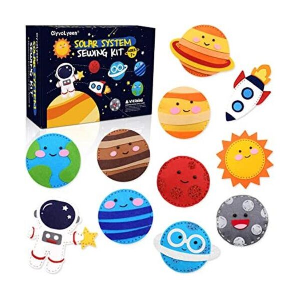 CiyvoLyeen Kit de costura espacial para niños sistema_1