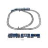 City Series Power Blue Cargo Train Building Blocks
