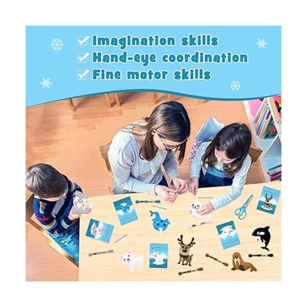 CiyvoLyeen Kit de costura de animales polares para niños_2