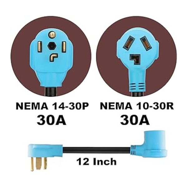 CircleCord Cable adaptador de secadora de 3 clavijas a 4_2