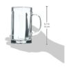 Circleware Tazas de cerveza de vidrio con asa juego de 4_4