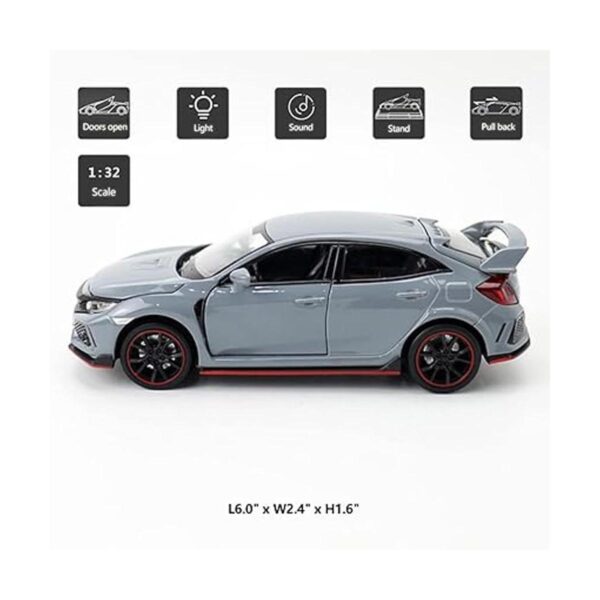 Civic Type R Coche de juguete Hatchback deportivo a_2