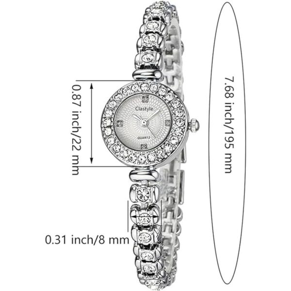 Clastyle Relojes de pulsera de acero inoxidable elegantes_3