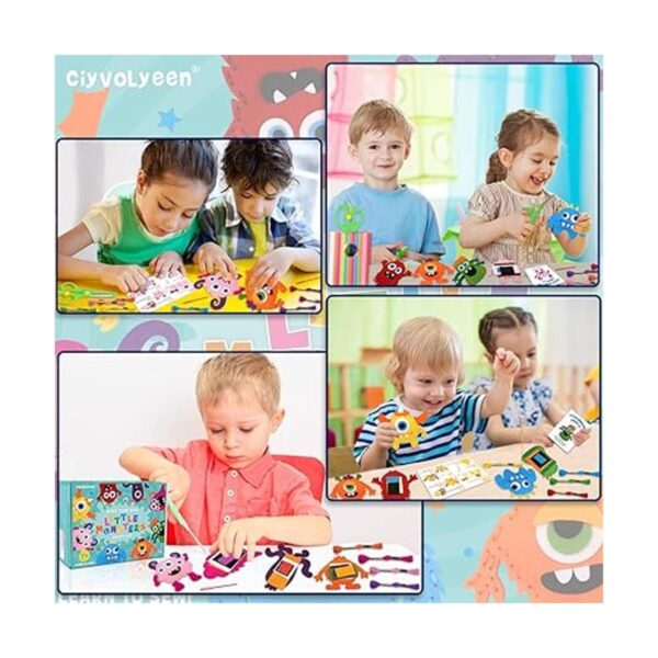 CiyvoLyeen Little Monsters Kit de manualidades de costura_2