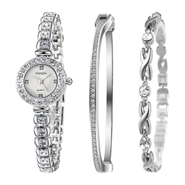 Clastyle Relojes de pulsera de acero inoxidable elegantes_1