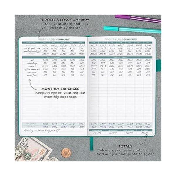 Clever Fox Cuaderno de registro de ingresos y gatos A5_5