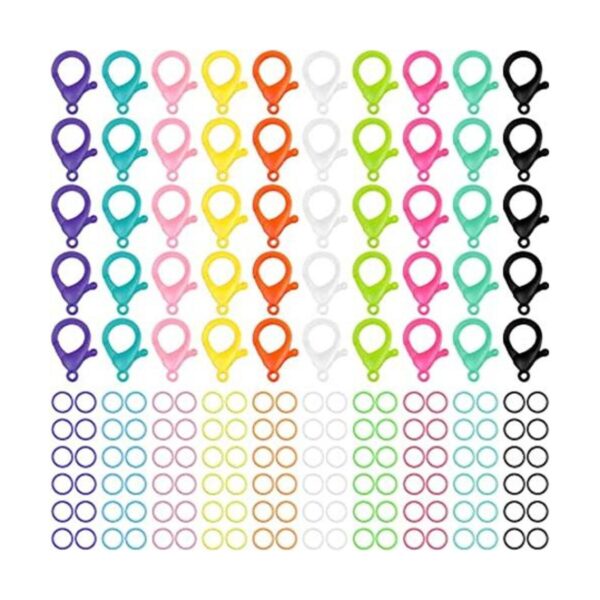 Clips de plástico duro multicolor cierres de pinza de_1