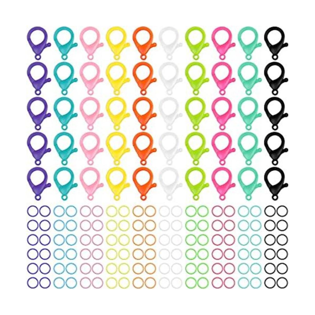 Clips de plástico duro multicolor cierres de pinza de