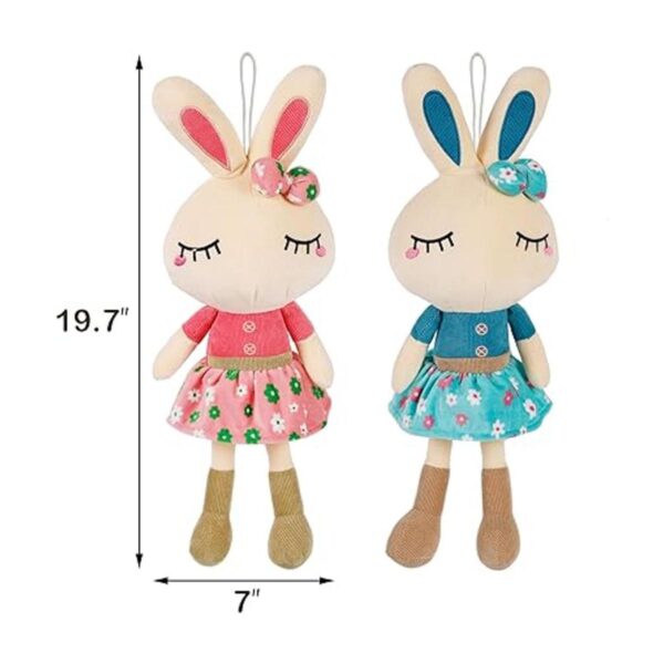 Cllayees Juego de 2 conejitos de peluche conejo de 18.3_2