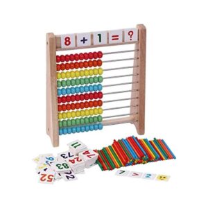 Cltoyvers baco de madera para niños con 100 palos de_1