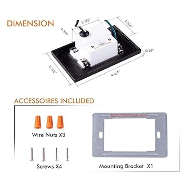 Cloudy Bay 3 colores 120 V regulable para interiores y_6