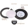 Cloudy Bay Lámpara de techo LED empotrada de 7.5 pulgadas