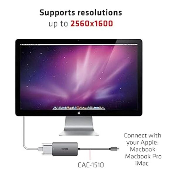 Club 3D CAC1510A Adaptador USB C a Dual Link DVID HDCP Off_5