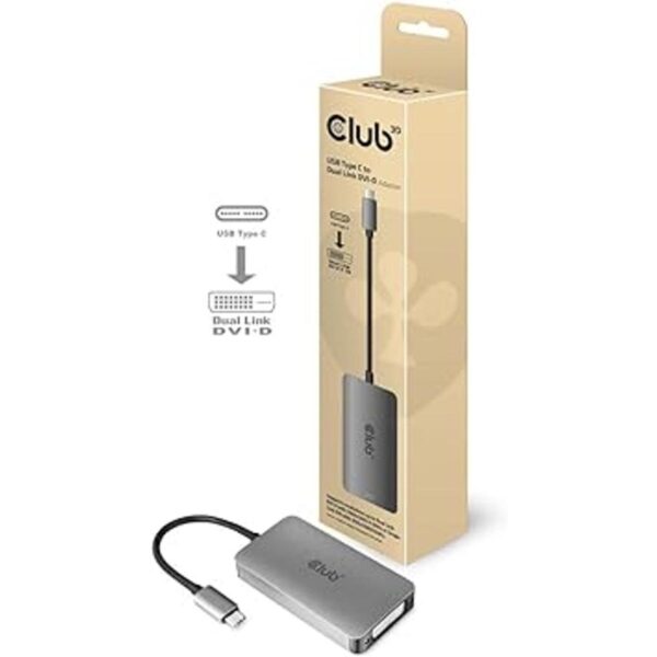 Club 3D CAC1510A Adaptador USB C a Dual Link DVID HDCP Off_2