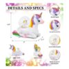 CoTa Global Globo de nieve de unicornio figura mágica de_2