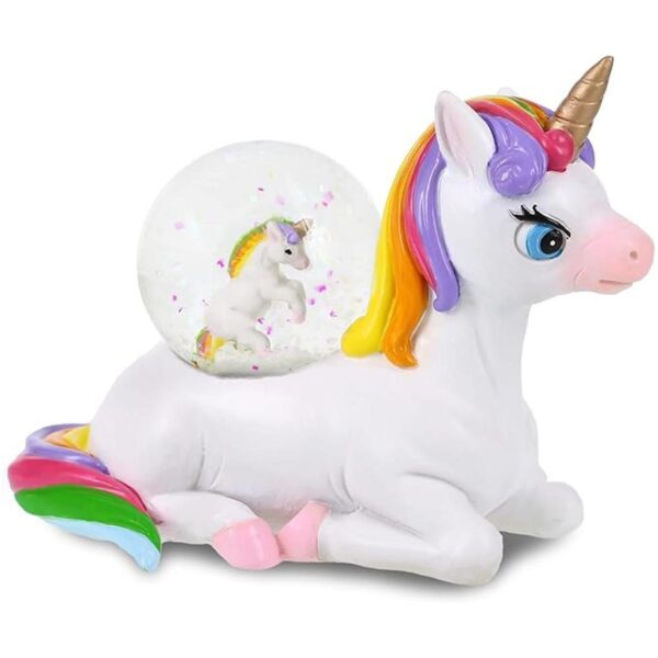 CoTa Global Globo de nieve de unicornio figura mágica de_1