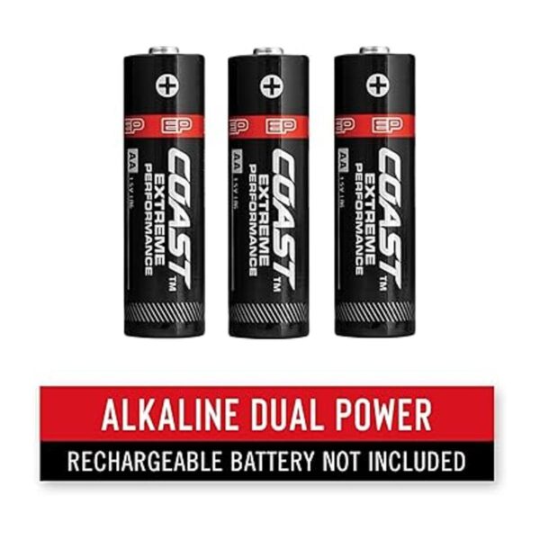 Coast PM200 Luz de trabajo LED alcalinadoble potencia de