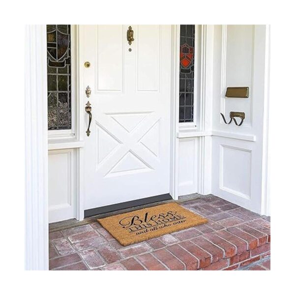 Coco Coir Bless This Home and All Who Enter Tapete para