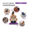 Cojín de asiento de gel cojín de asiento de huevo para