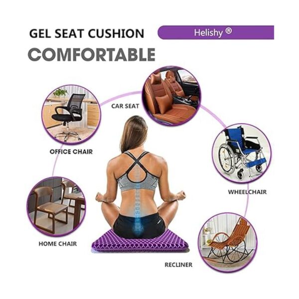 Cojín de asiento de gel cojín de asiento de huevo para