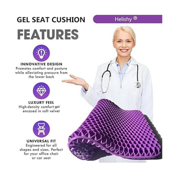 Cojín de asiento de gel cojín de asiento de huevo para