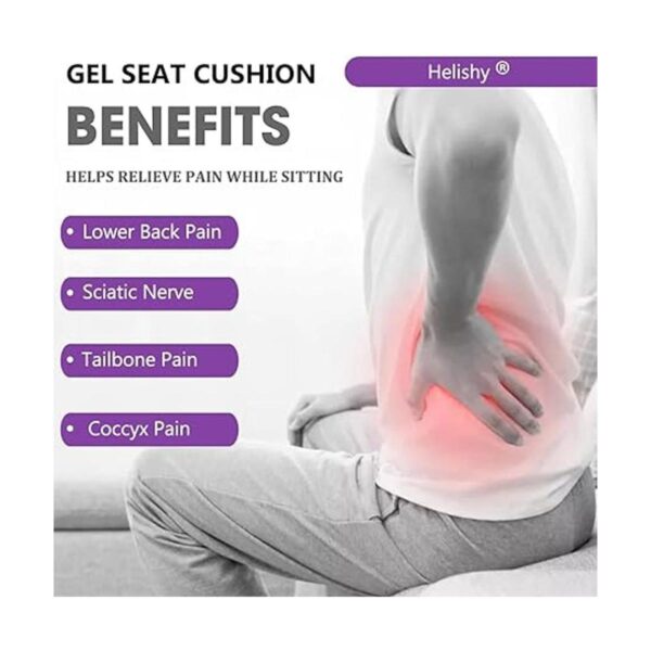 Cojín de asiento de gel cojín de asiento de huevo para