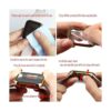 Cogift Funda rígida dorada compatible con Apple Watch_3