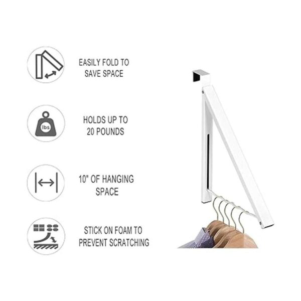 Colgador para colgar sobre la puerta organizador plegable_2
