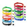 Collar de perro de 12 colores transpirable de nylon para_4
