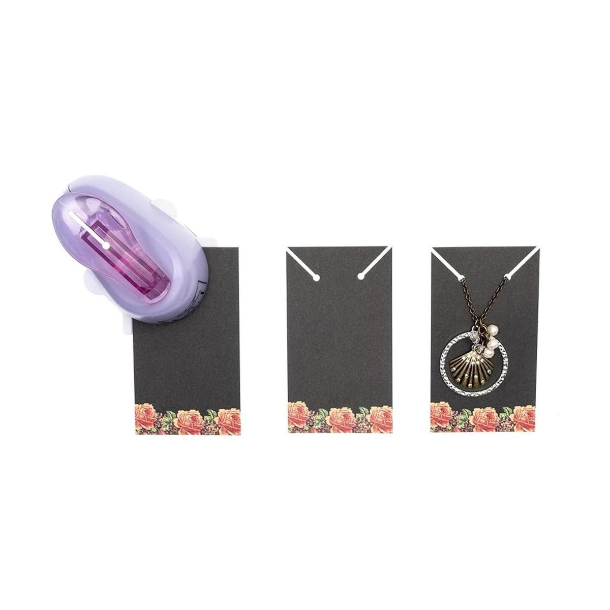 Collar de esquina con tarjeta perforadora