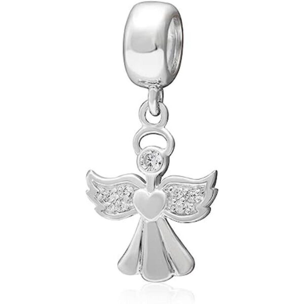 Colgante de ángel de plata de ley 925 para pulseras de_1