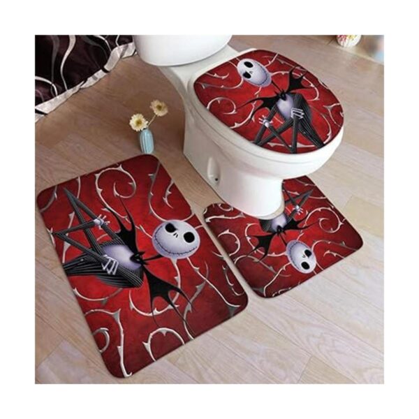 Collection 3 Piece Bathroom Rug Set Bath Rug Halloween_1