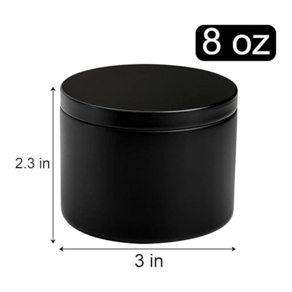 Coloch Paquete de 24 latas de velas negras de 8 onzas con