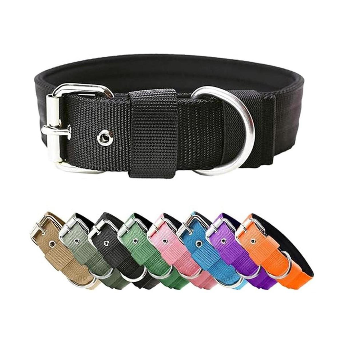 Collar táctico de alta resistencia para perro nailon