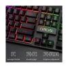 Combo de teclado y mouse LED con cable para juegos con