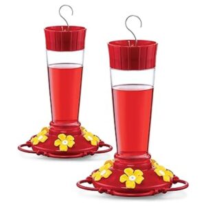 Comedero de colibríes de 10 onzas Juego de 2 comederos