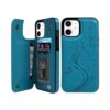 Compatible con iPhone 12 Mini 5G funda cartera funda con_1