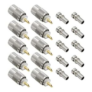 Conector PL259 paquete de 10 conectores coaxiales de_1
