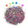 Confeti de estrella arcoíris de 7 onzas para mesa papel