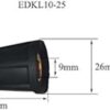 Conector de panel de cable de soldadura TIG DKJ1025_3