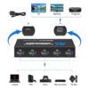 Conmutador HDMI con mando a distancia 5 puertos 4K 60Hz_6