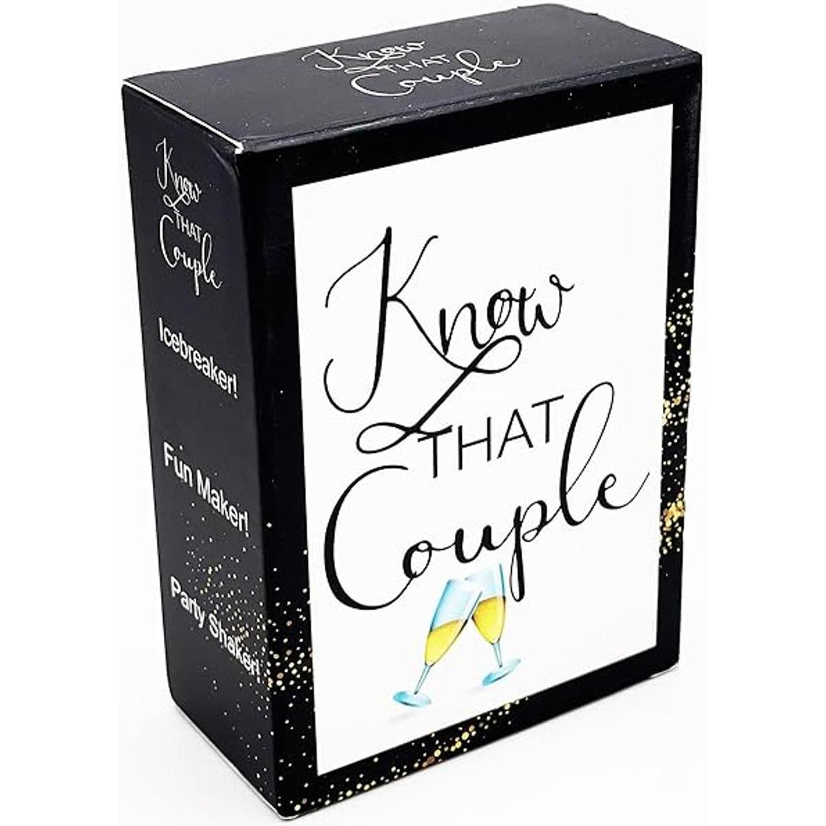Conoce a esa pareja juego de cartas de boda para fiesta