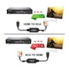 Convertidor HDMI a RCA cable HDMI a RCA cable adaptador_4