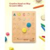 Coogam Tablero de madera para practicar las letras_4
